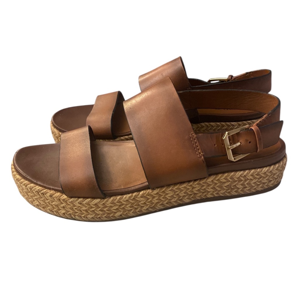 Naturalizer Tan Leather Sandals 8M GUC
